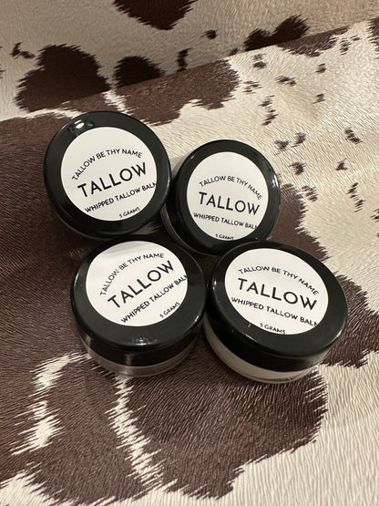 Fresh Grass-fed All Natural Whipped Tallow Castor Oil Balm - Frankincense TESTER